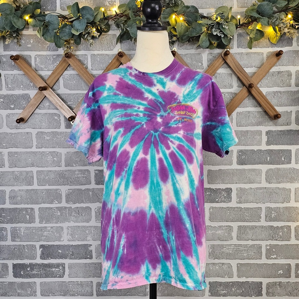 Ron Jon Surf Shop Ft. Myers Florida Tie‎ Dye Graphic T-Shirt Men's Medium